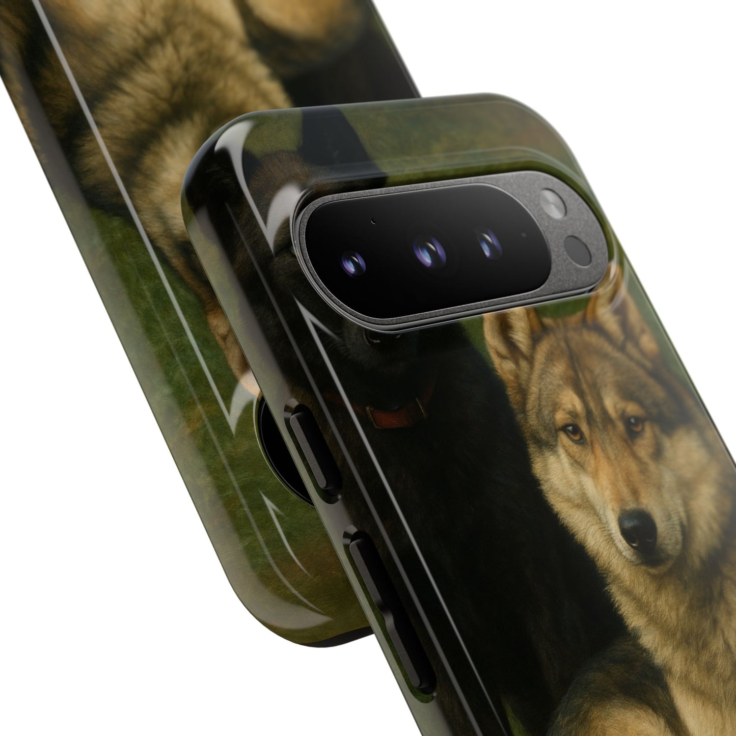 The Hybrids Legends Phone Case — Odin & Thor Vintage Canine Art Protective Cover