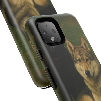 The Hybrids Legends Phone Case — Odin & Thor Vintage Canine Art Protective Cover