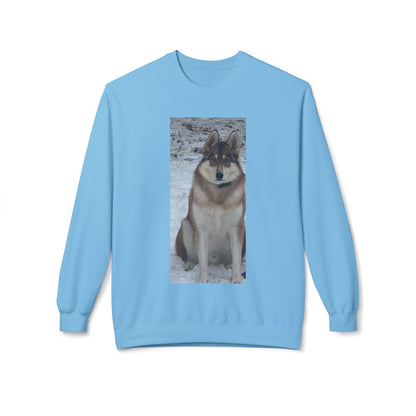 Wolf Portrait Crewneck Sweatshirt