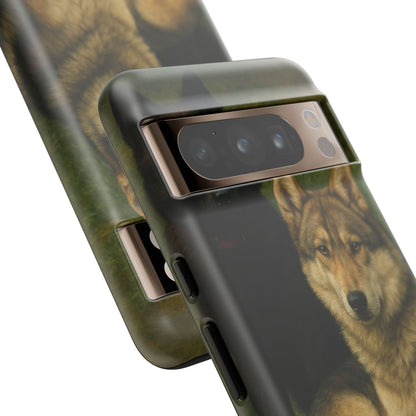 The Hybrids Legends Phone Case — Odin & Thor Vintage Canine Art Protective Cover