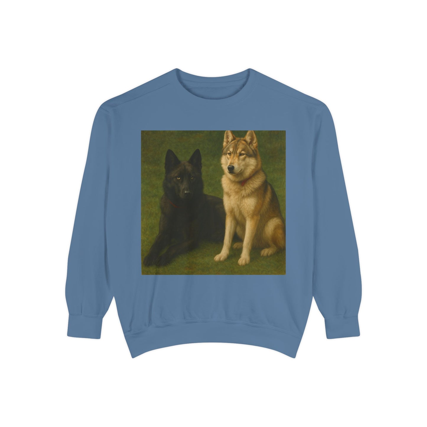 Odin & Thor Hybrid Legends Sweatshirt – Realistic Black & Tan Hybrids Graphic Crewneck