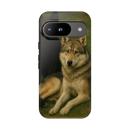 The Hybrids Legends Phone Case — Odin & Thor Vintage Canine Art Protective Cover