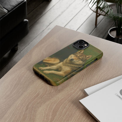 The Hybrids Legends Phone Case — Odin & Thor Vintage Canine Art Protective Cover