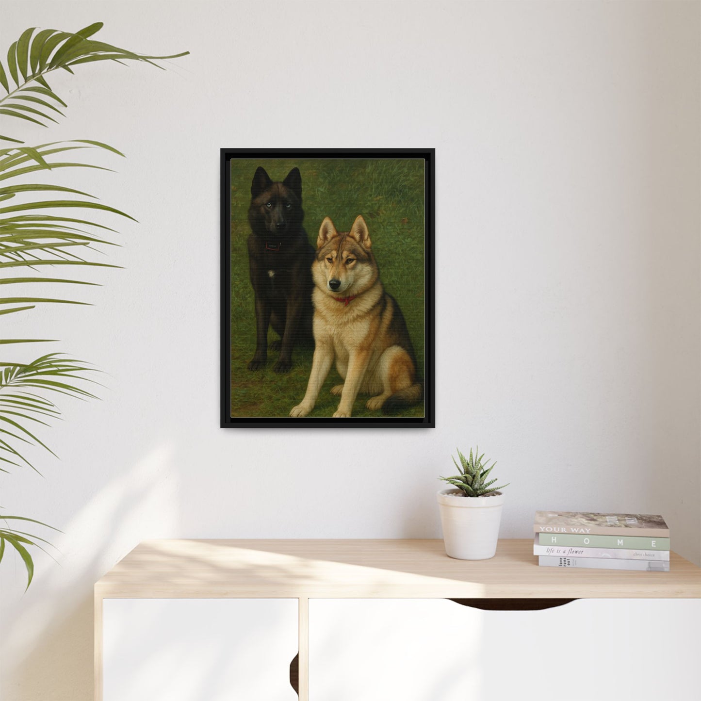 Odin & Thor Hybrid Legends Framed Matte Canvas Art