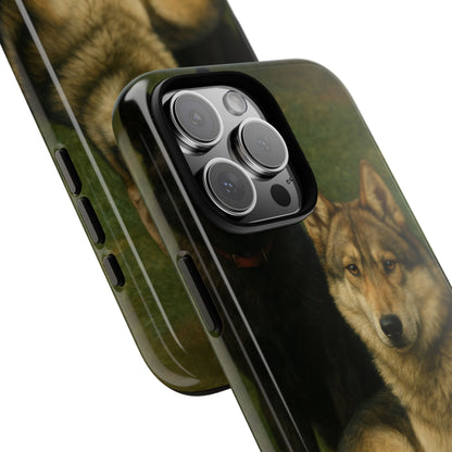 The Hybrids Legends Phone Case — Odin & Thor Vintage Canine Art Protective Cover