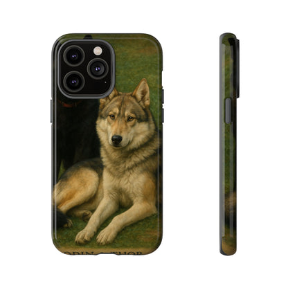 The Hybrids Legends Phone Case — Odin & Thor Vintage Canine Art Protective Cover