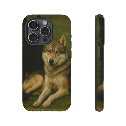 The Hybrids Legends Phone Case — Odin & Thor Vintage Canine Art Protective Cover