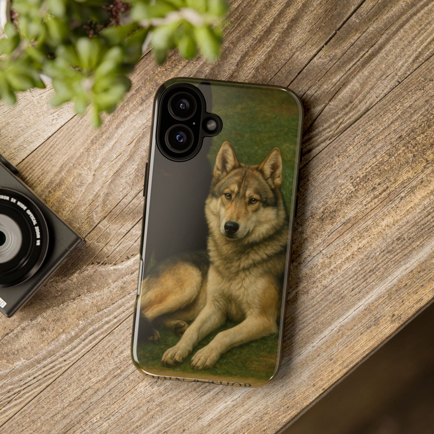 The Hybrids Legends Phone Case — Odin & Thor Vintage Canine Art Protective Cover