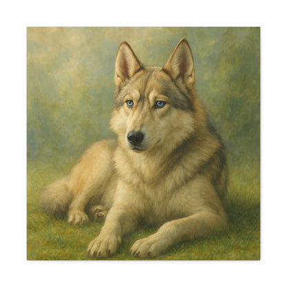 Thor – The Light Within Premium Poster Print, Canvas Wall Art —  Animal Portrait, Light Hybrid, Animal Lover Gift, LoveWord, Pet Art, Inspirational Wall Art, Hybrid Portrait, Rescue Animal, Art Print, Canvas Art, LoveWord Limited Edition Print