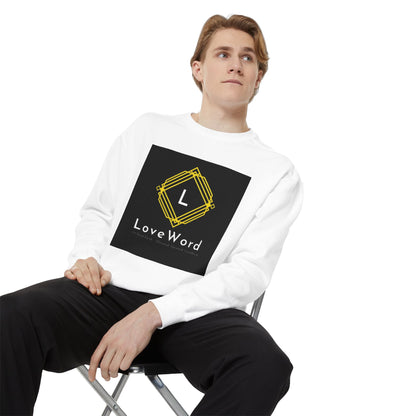 LoveWord Branded Sweatshirt — Minimal Geometric Crewneck