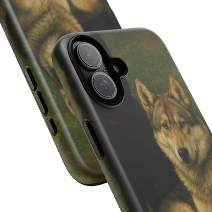 The Hybrids Legends Phone Case — Odin & Thor Vintage Canine Art Protective Cover